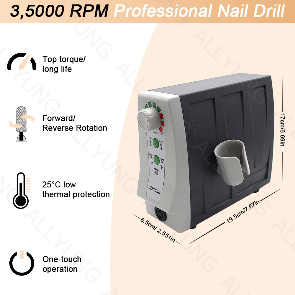 JD5500 Dent al Drill Machine 35000Rpm Instrument Polishing Machine