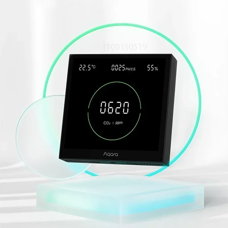 Original Aqara Air Quality Monitor Panel S1 Omni Directional Air CO2 PM2.5 Temperature Humidity Monitoring For Homekit APP