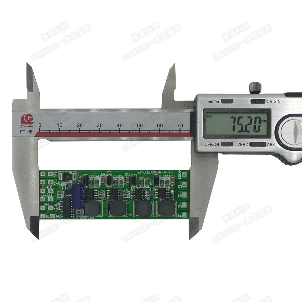 DMX512 Constant Current Driver Power Module Four-channel RGBW Full-color Decoder 900mA 12W-108W