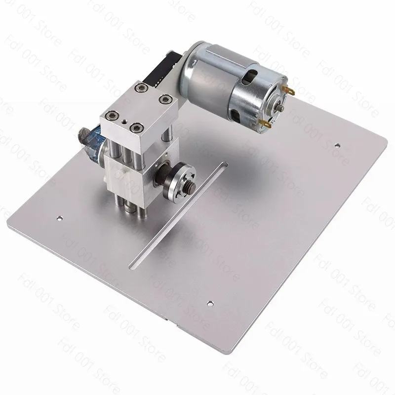 With DC775/895 Motor T60 Lifting Table Saw Spindle Miniature Lifting Table Saw Bearing Seat DIY Cutting Saw Depth Adjustment Kit