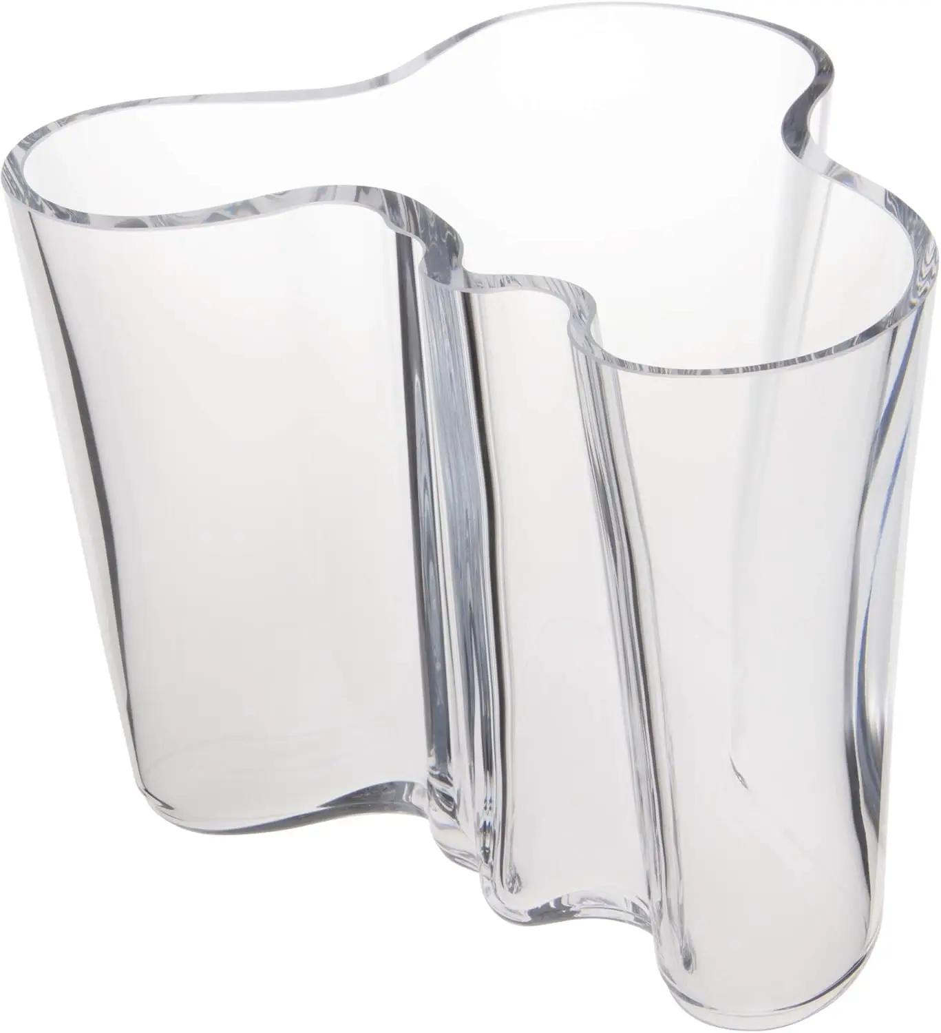 Alvar Aalto 160mm Clear Vase