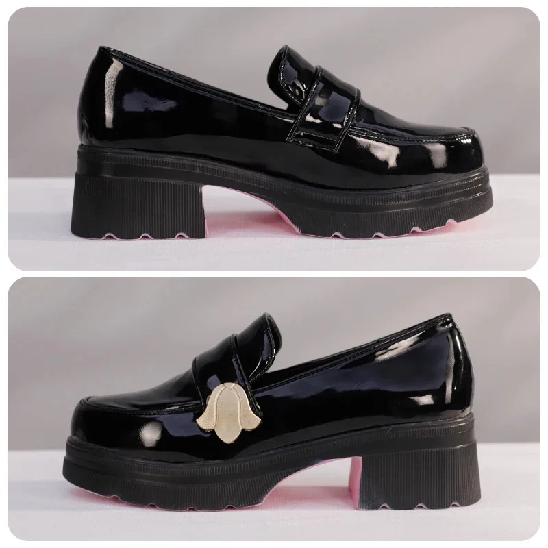 Zapatos de Cosplay, juego Honkai Star Rail Hyacine, accesorios de Cosplay, botas de Carnaval de Halloween, zapatos de PU hechos a medida