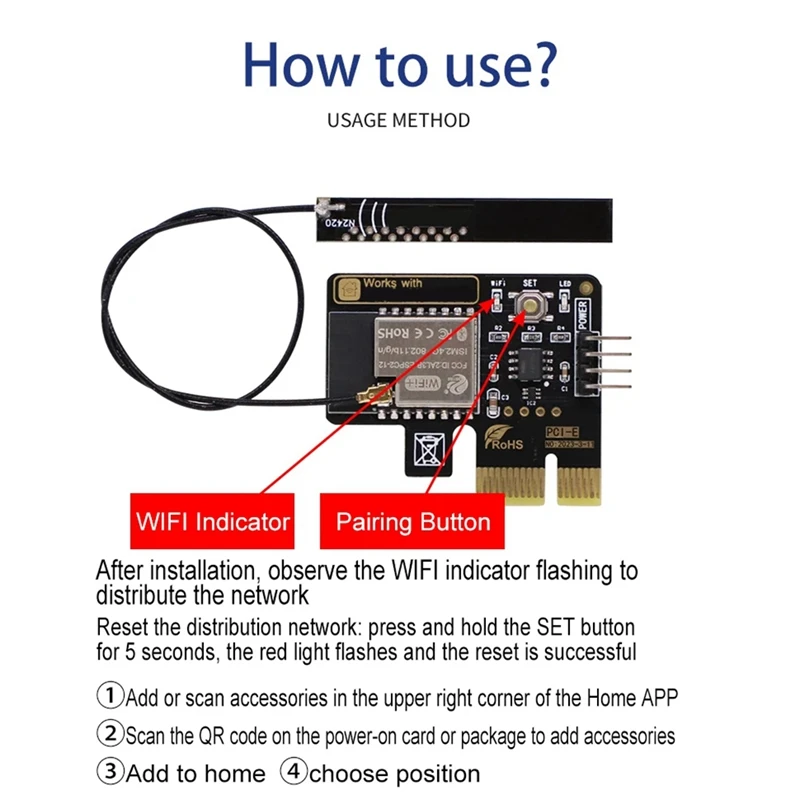 AD13-Computer Remote Switch Wifi Smart PC Start Boot Card Startup Card Telecommuting Work With For Apple Homekit APP SIRI