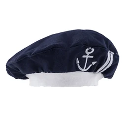 Baby Sailor Hat Infant Nautical Sailor Hats Caps Funny Cosplay Accessories Newborn Cotton Hat