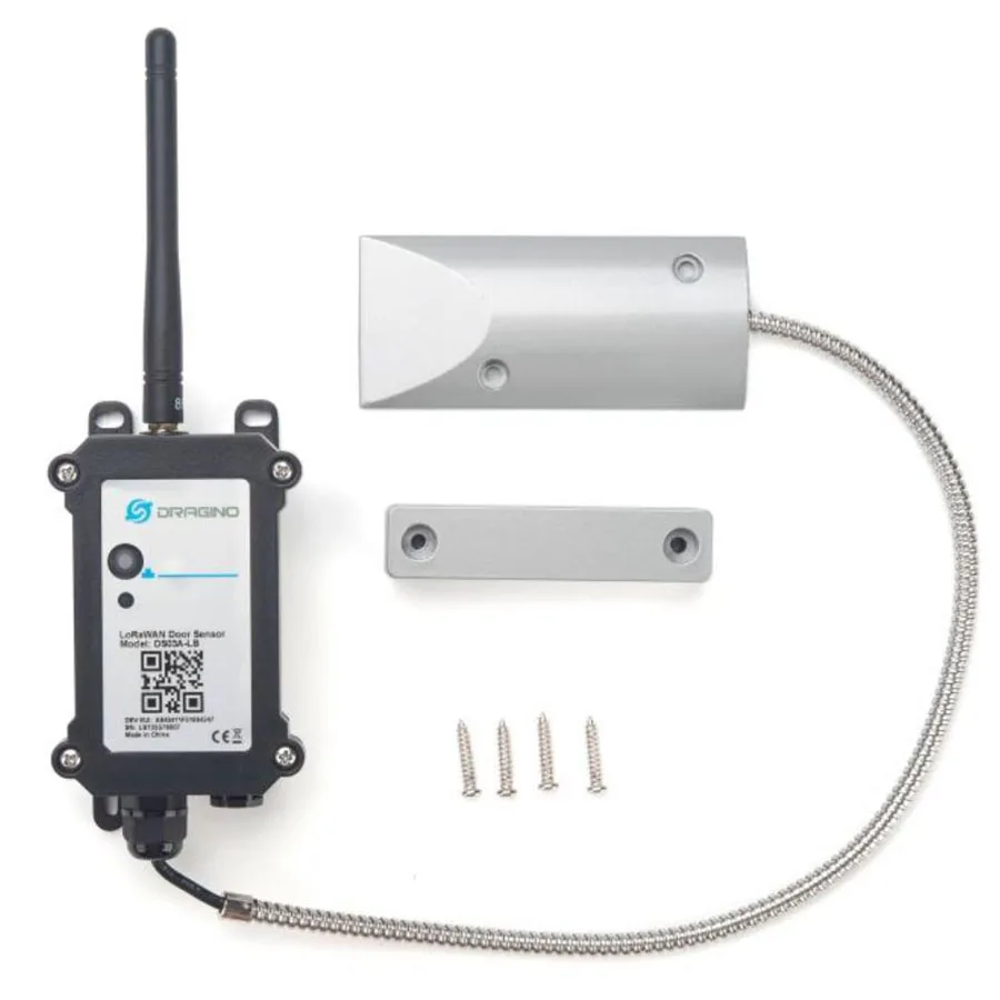 

Dragino DS03A-LB LoRaWAN Open/Close Door Sensor supports Datalog and Alarm Feature