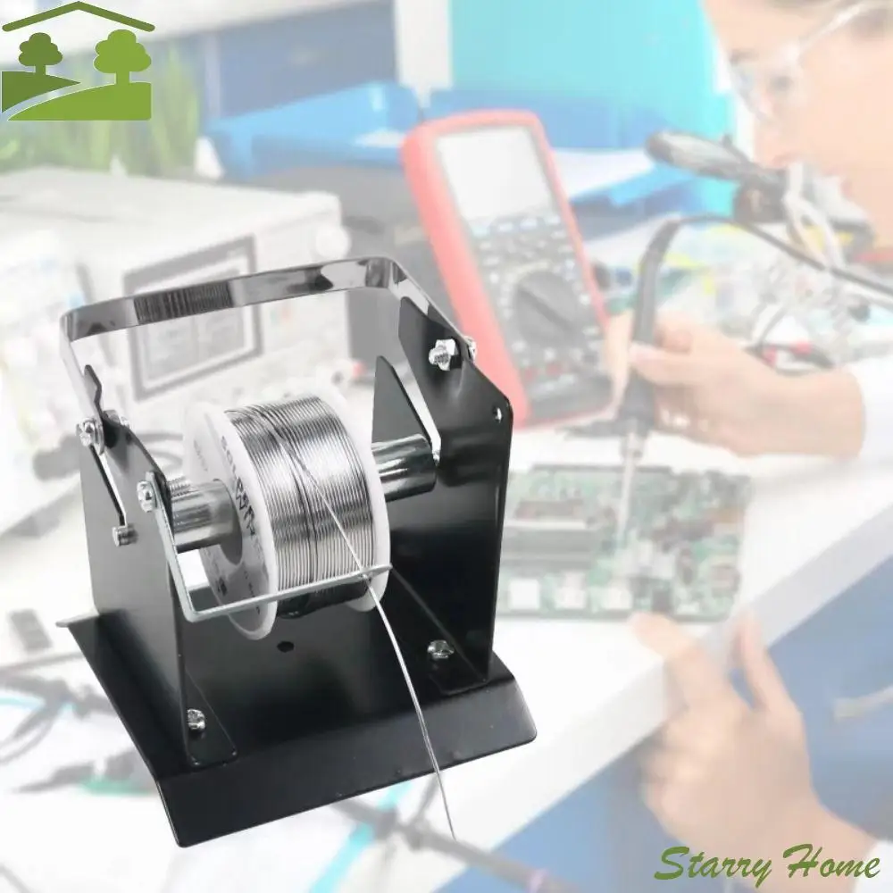 

Tin Management Universal Solder Dispenser Rotating Shaft Heat Resistant Welding Frame Cast Durable Metal Frame