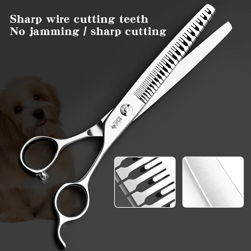 Pet Grooming Natural Scissors With A Hair Removal Rate Of 90% For Thinning Fish Bones, Specifically Designed For Beauty Shops