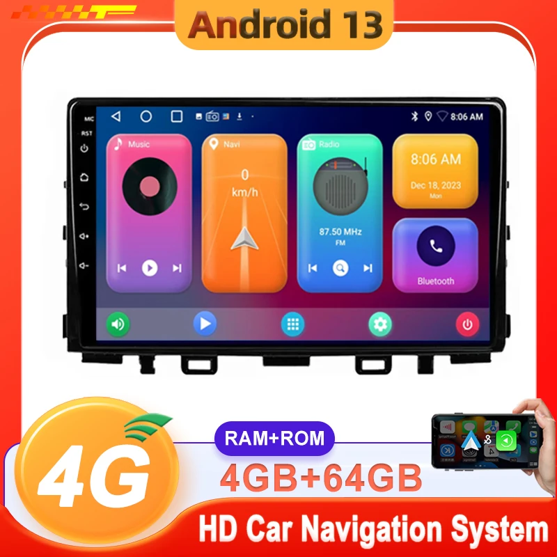 

Android 13 Carplay Auto Car Radio For Kia Rio 2016 -2020 20Multimedia Player Auto Radio GPS Navigation TV Head Unit No 2Din DVD