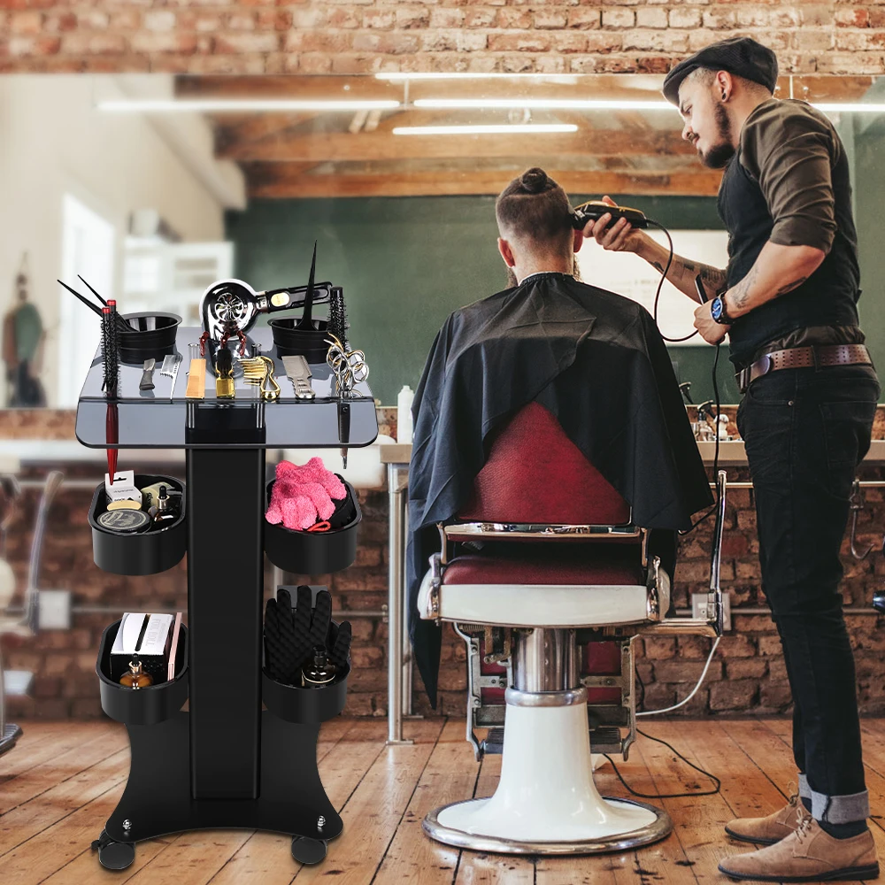 

Multiple Styles Premium Aluminum Tattoo Tray Rolling Trolley Adjustable Height Storage Utility Cart for Salon Spa Rolling Tray