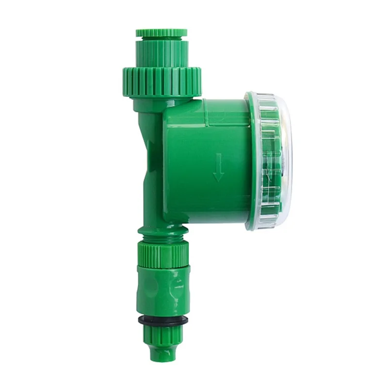 AT02-Green Outdoor Plastic Garden Electronic Automatic Watering Hose Irrigation Timer Faucet Water Hose
