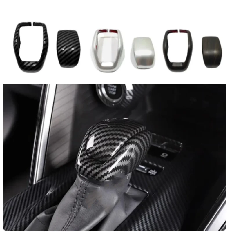 

For Toyota Harrier 2021 2022 2023 2024 ABS Plastic Car Gear Shift Knob Head Trim Cover Frame Stick Interior Accessories