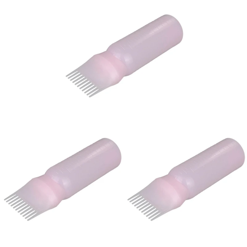 HOT!3X Dyeing Shampoo Bottle Oil Comb 120ML Hair Tools Hair Dye Applicator Brush Bottles Styling Tool Hair Coloring