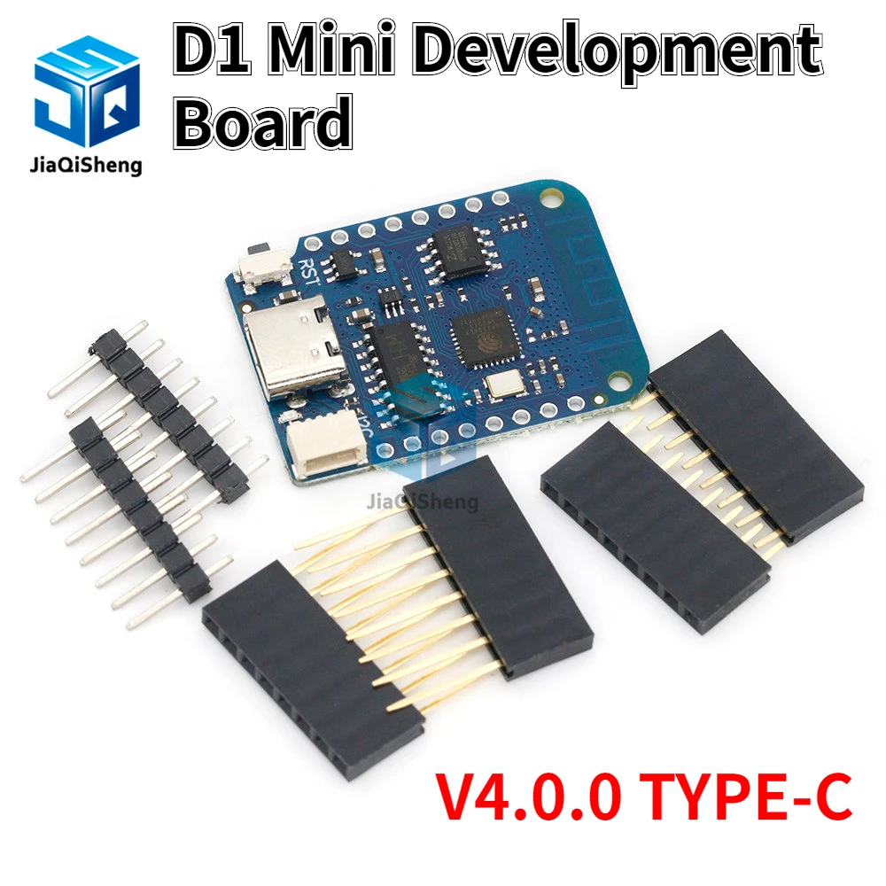 WEMOS D1 Mini V4.0.0 TYPE-C USB WIFI Internet of Things Board based ESP8266 4MB MicroPython Nodemcu Arduino Compatible