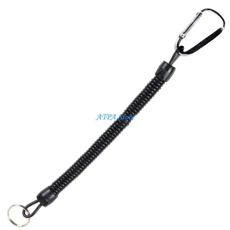 U13C Fishing Rope with Camping Carabiner Safety Lock Fishing Tool Accessories