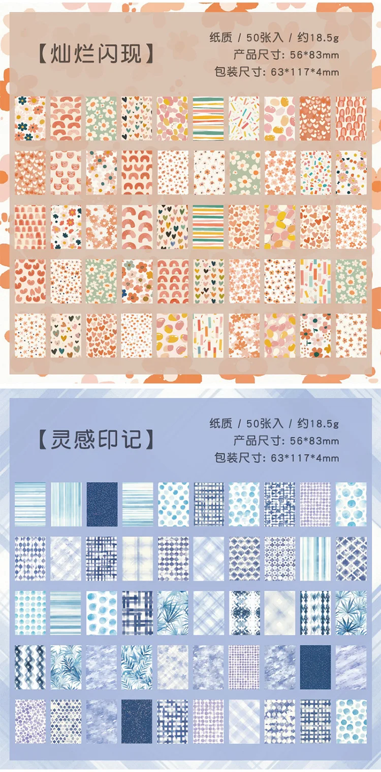Nicht-Klebende Vintage Notizblöcke für Journaling Retro Dekorative Papierbögen Ästhetisches Schreibwaren-Set für Scrapbooking & DIY-Basteln – Detail 20