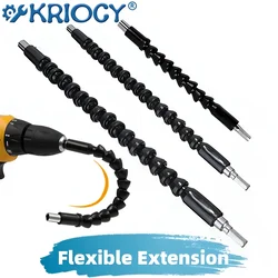 Flexible Screwdriver Extension Flex Drill Bit Holder Hex Shaft Tip Soft for Electric Screw Driver Snake Adapter Connect Magnetic