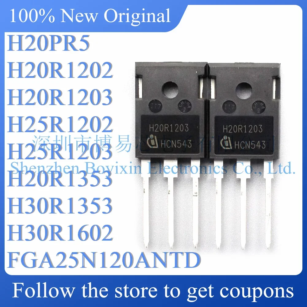 Nuevo H20PR5 H20R1202 H20R1203 H25R1202 H25R1203 H20R1353 H30R1353 H30R1602 FGA25N120ANTD Original genuino