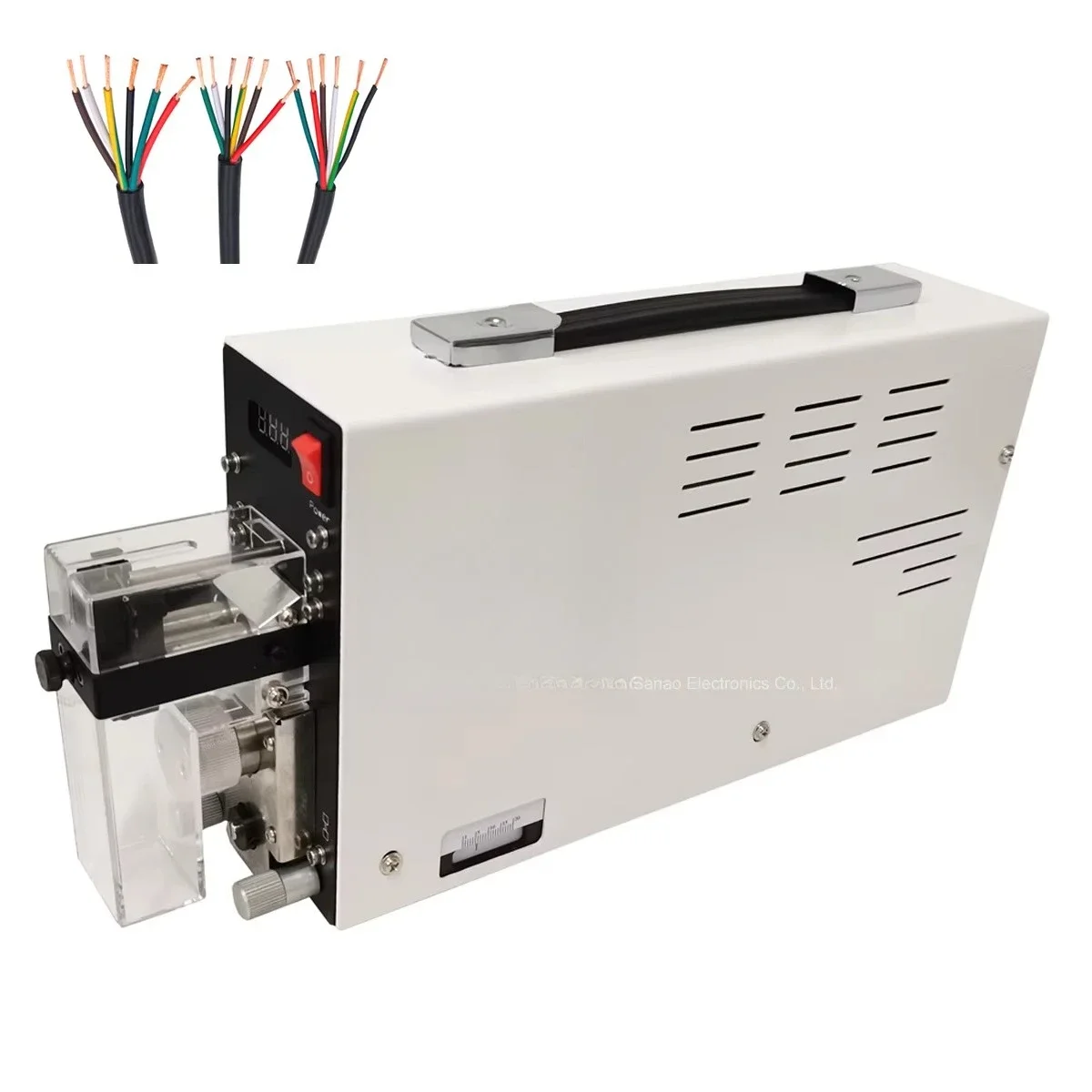 

Induction Pure Electric Semi-automatic Multi Core Sheathed Cable Stripping Machine Cable Inner Wires Stripper for 0.03-4mm²