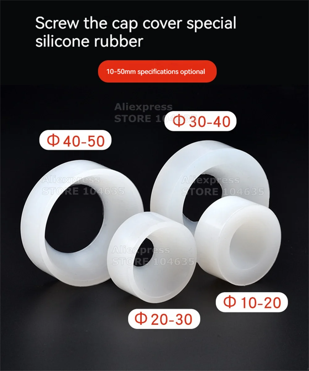 Cap Schroefklauwflesdop Adoptor Van Capping Machine Siliconen Capping Chuck 10-50Mm Anti-Slijtage