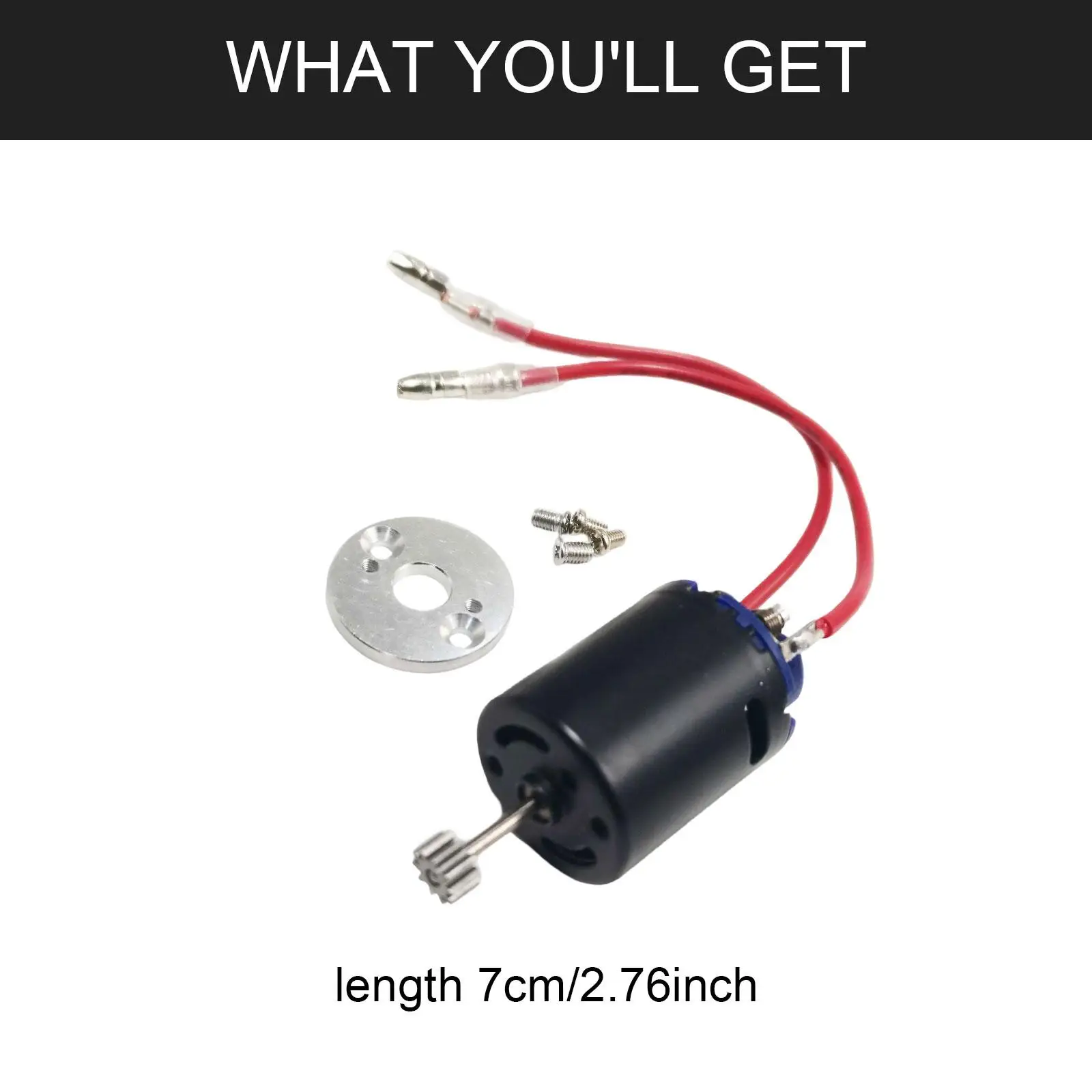 RC-motor met basis afstandsbediening voertuigonderdelen 370 voor 1/12 MN99S2 MN99S