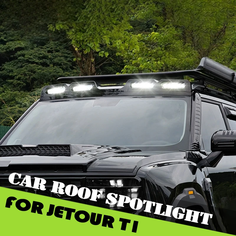 

Car Roof Spotlight Fit for Jetour Shanhai T1 2024 2025 Modified Defender Off-road Searchlight Car Exterior Accessories