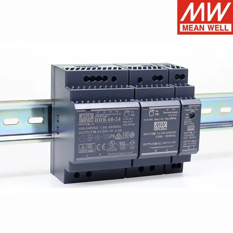 

MEAN WELL Power Supply HDR-60 HDR-60-24 HDR-60-12 HDR-60-5