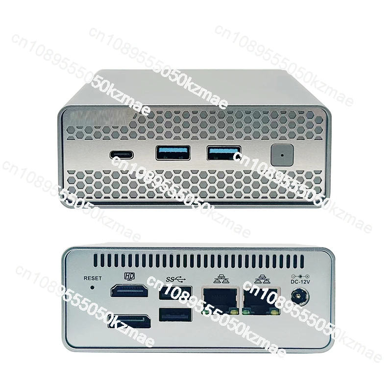 

M1S N100 Full Flash Solid State NAS 2.5G Dual Network Port Mini Host Storage Server 4 NVMe