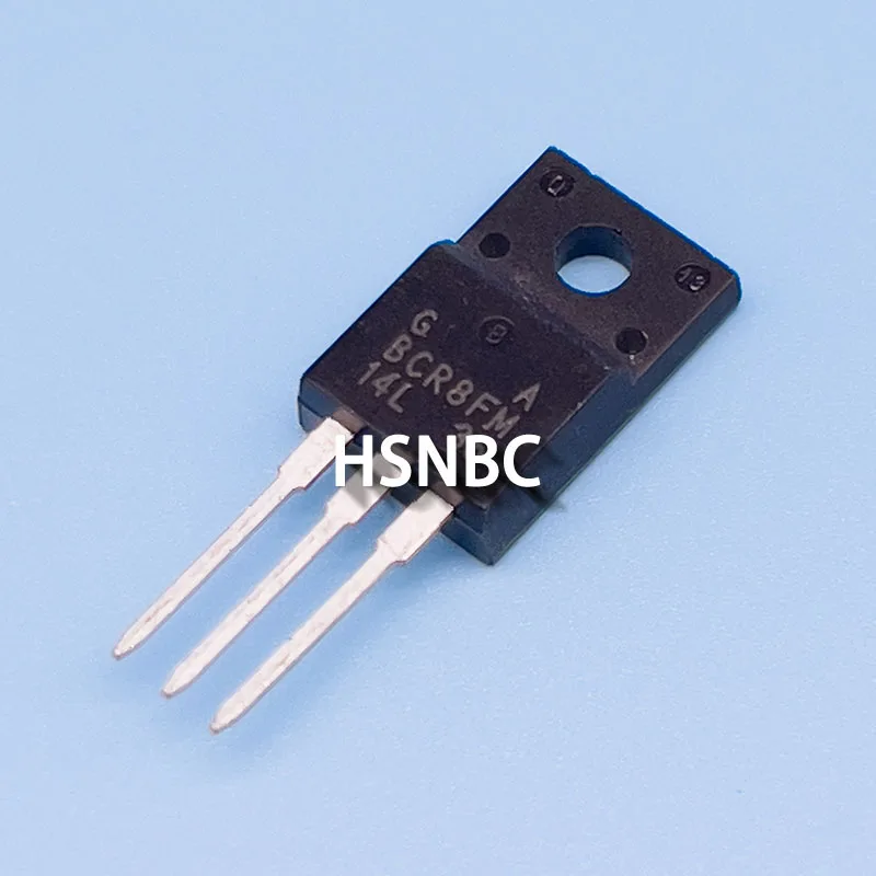 10Pcs/Lot BCR8FM-14L BCR8FM BCR8FM14L TO-220F 700V 8A Bidirectional Thyristor 100% New Original