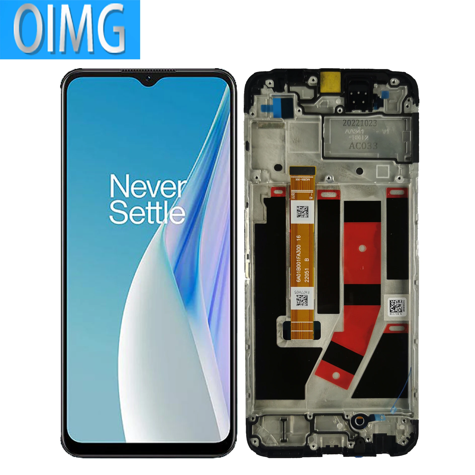 For OnePlus Nord N20 SE Original LCD Display With Frame Screen Touch Panel Digitizer Replacement Parts CPH2469