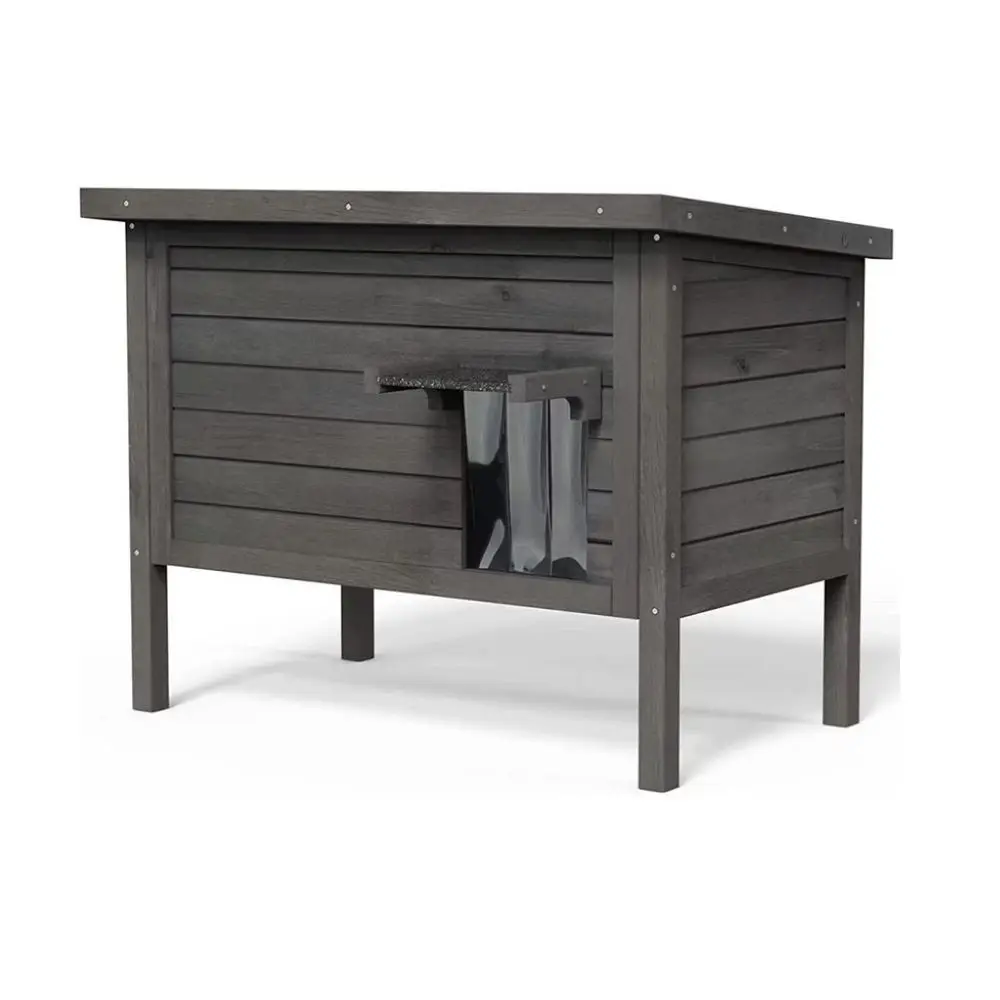 

Solid wood cat nest, outdoor cold and rain protection cat house