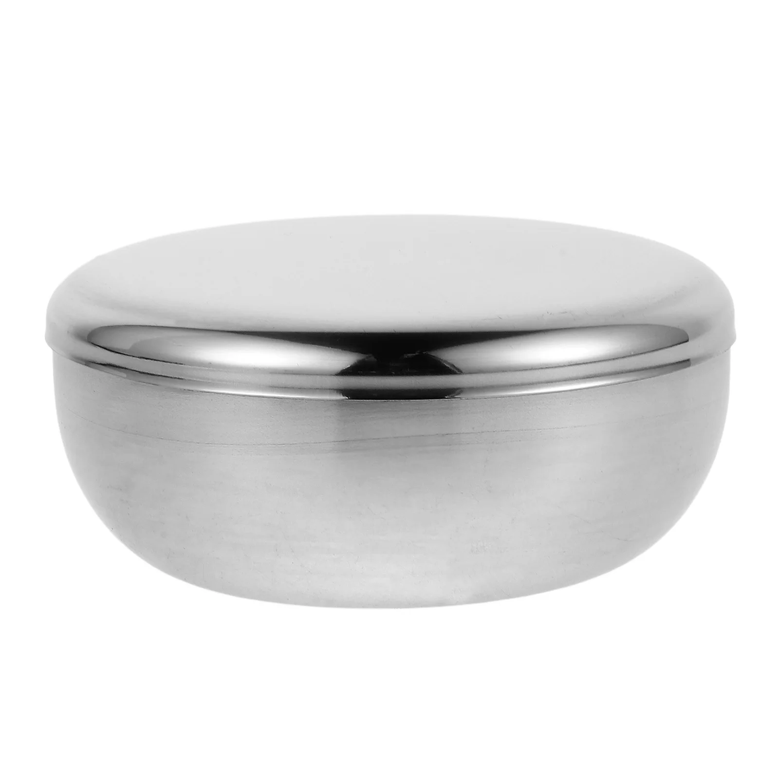 

Stainless Steel Korean Rice Bowl Lid Heat Resistant Anti-Scald Bowl for Soup Snacks Small Dishes Camping Use Small Mixing Bowls