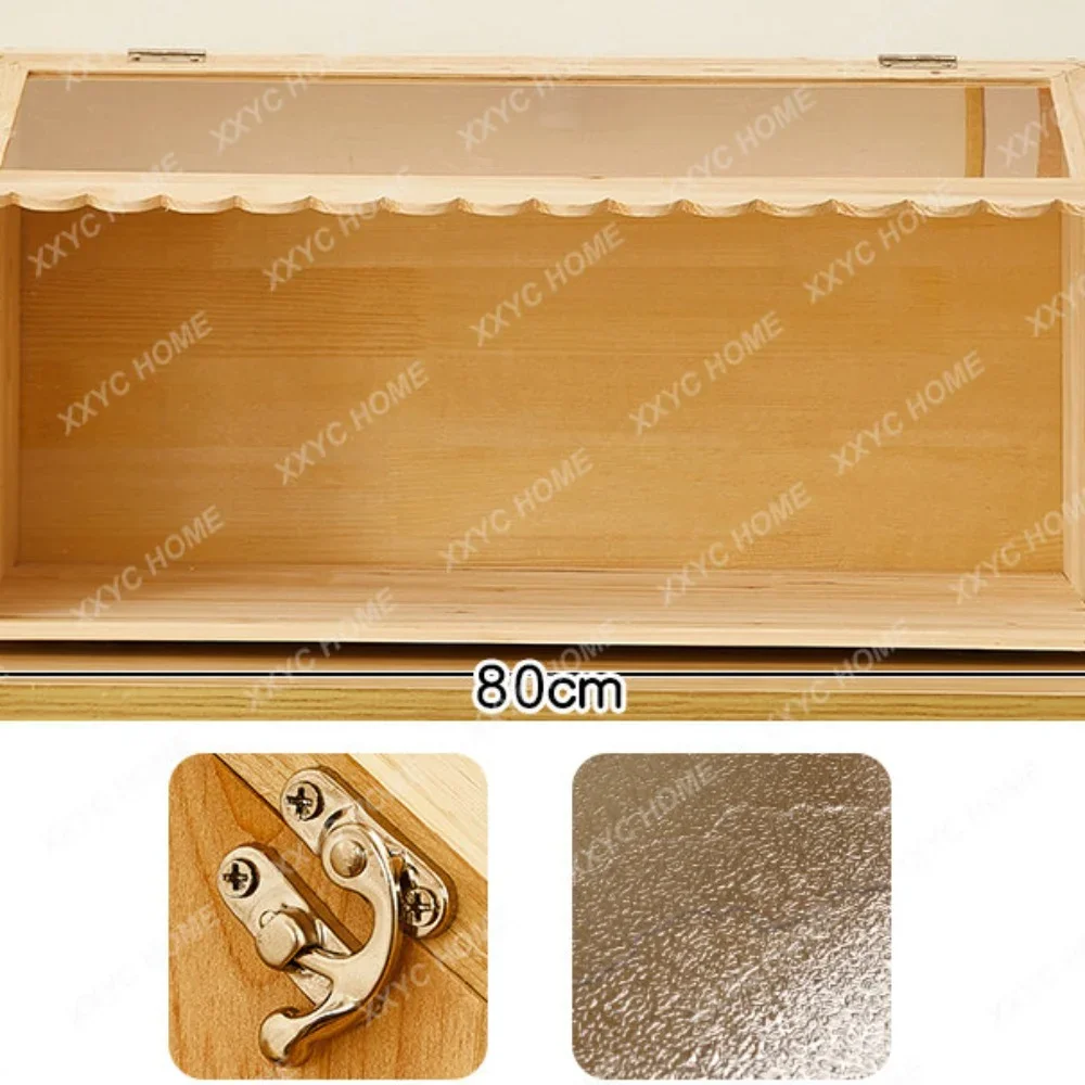 

Hamster Feeding Box Solid Wood Cage Little Hamster Special House Luxury Large Space Landscape Oversized Villa