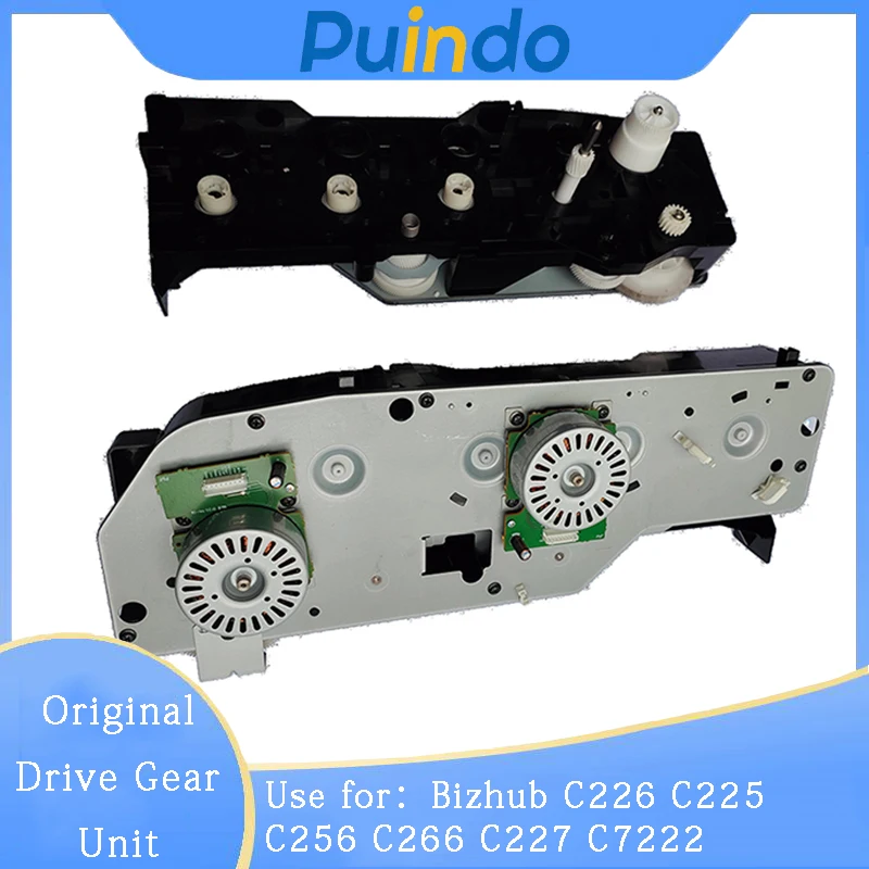 

Original Drive Gear Unit for Konica Minolta Bizhub C226 C225 C256 C266 C227 C7222 Drum Kit and Development Drive Gear Assembly