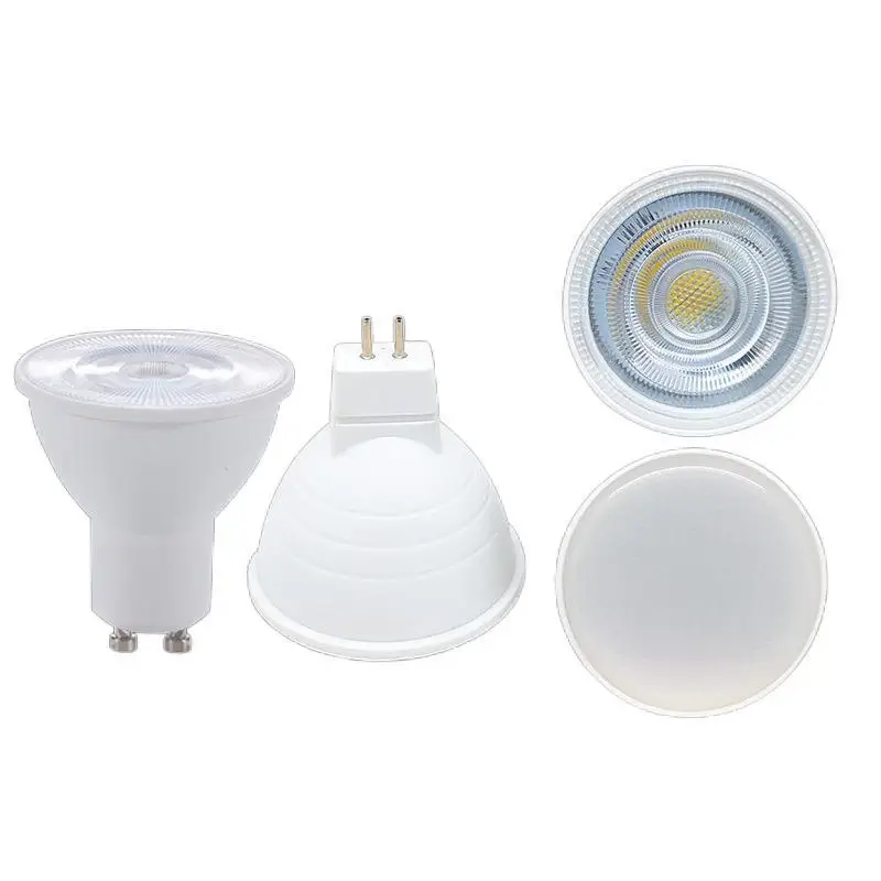 Refletor LED branco quente, lâmpada de copo, substitua halogênio 60W, X10 GU10, 6W, 220V