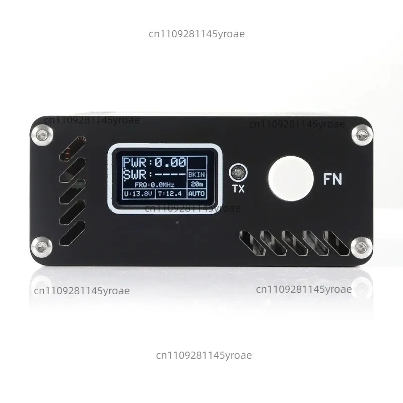 50W Portable Intelligent HF Shortwave Power Amplifier 3.5-28.5MHz Built-in SWR Power Meter Automatic Low Pass Filter Accessory