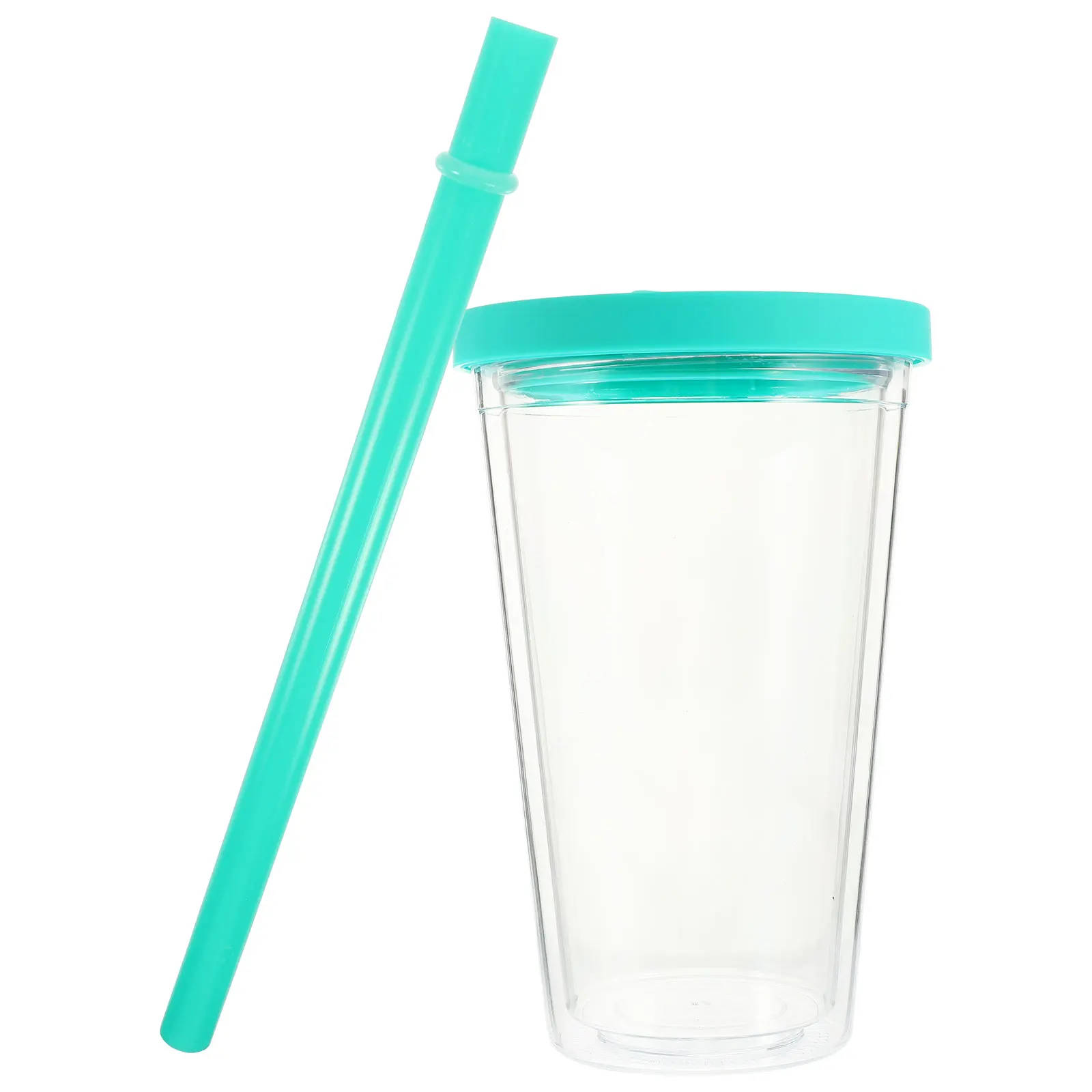

Double Thickened Plastic Glass Leak Proof Large Capacity Reusable Juice Cups Milk Tea Mugs Travel Coffee Household Beverages
