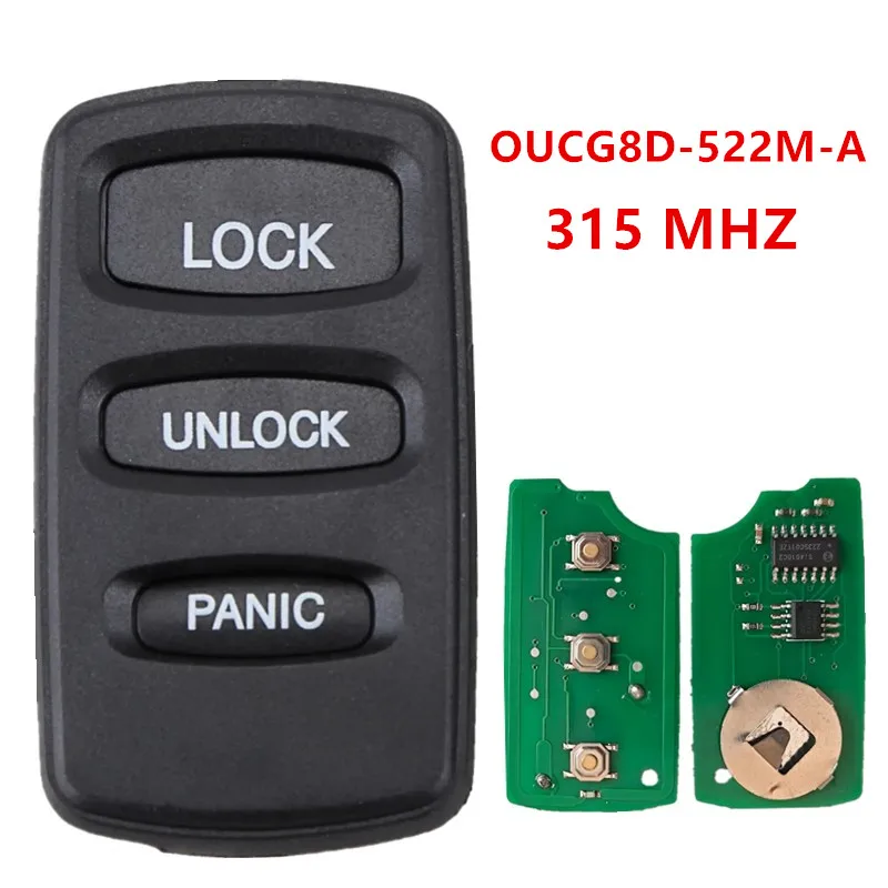 

OUCG8D-522M-A 3 Buttons 315 MHZ Keyless Remote Smart Car Key For Mitsubishi Eclipse Endeavor Lancer Montero Sport Outlander