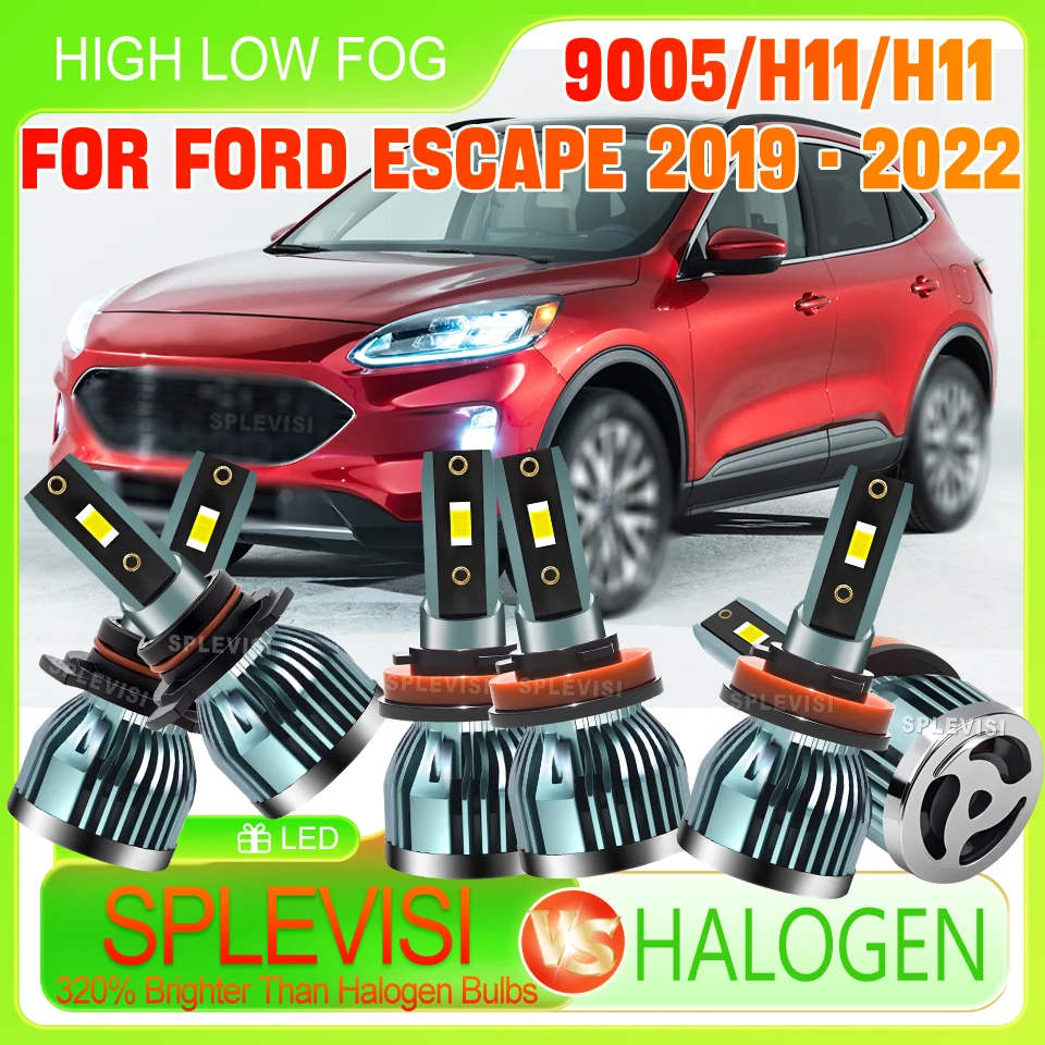 

Waterproof & Dustproof 5-Year Hassle-Free Warranty LED Headlight high low beam foglight For Ford Escape 2019 2020 2021 2022