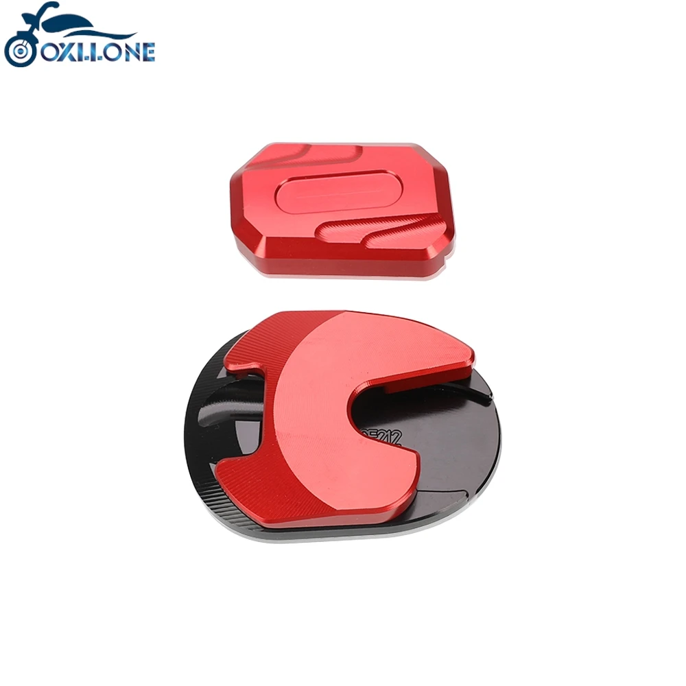 Motorcycle CNC Side Stand Enlarger Kickstand Enlarge Plate Pad For HONDA PCX160 PCX 160 2020-2023 ADV150 ADV 150 2019-2022 2023