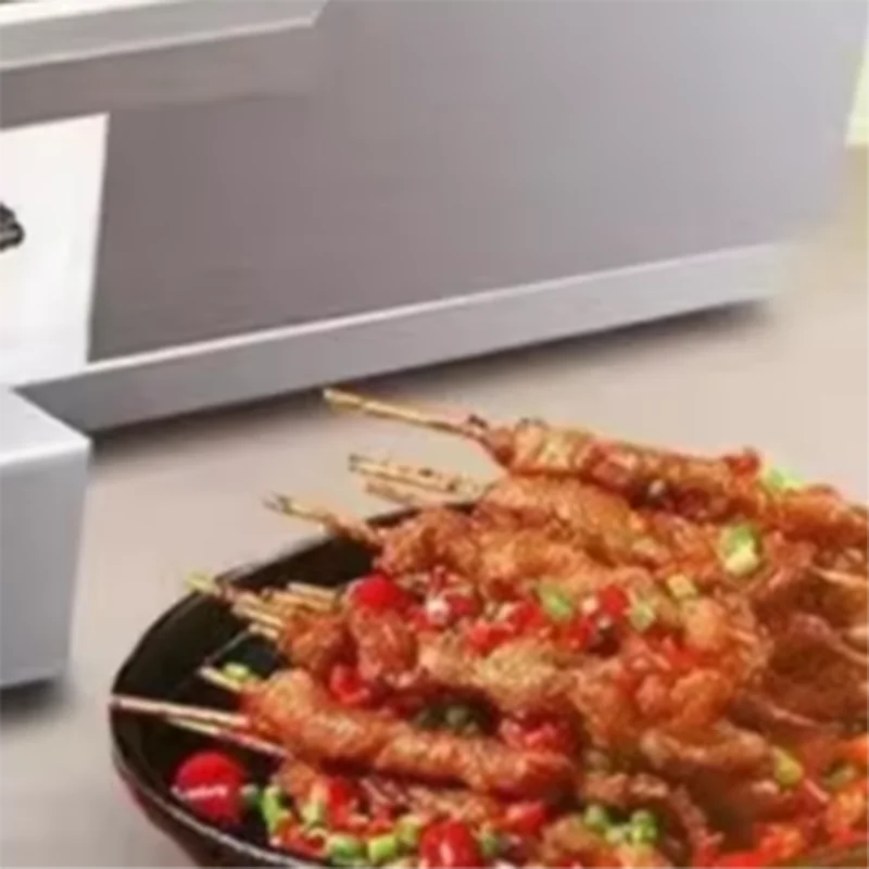High Quality Chicken Bbq Automatic Manual Satay Meat Kebab Skewer Grill Machine