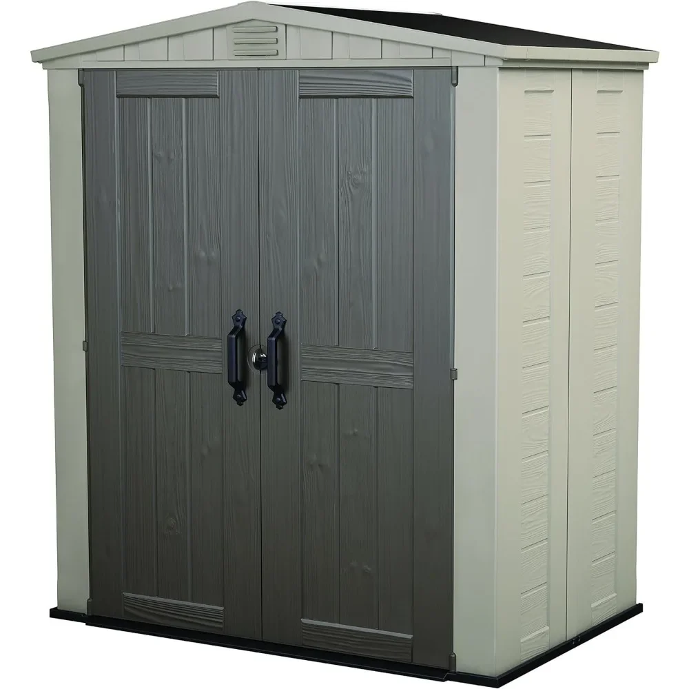 Factor 6x3 Outdoor Storage Shed Kit-Perfect to Store Patio Furniture, Garden Tools Bike Accessories