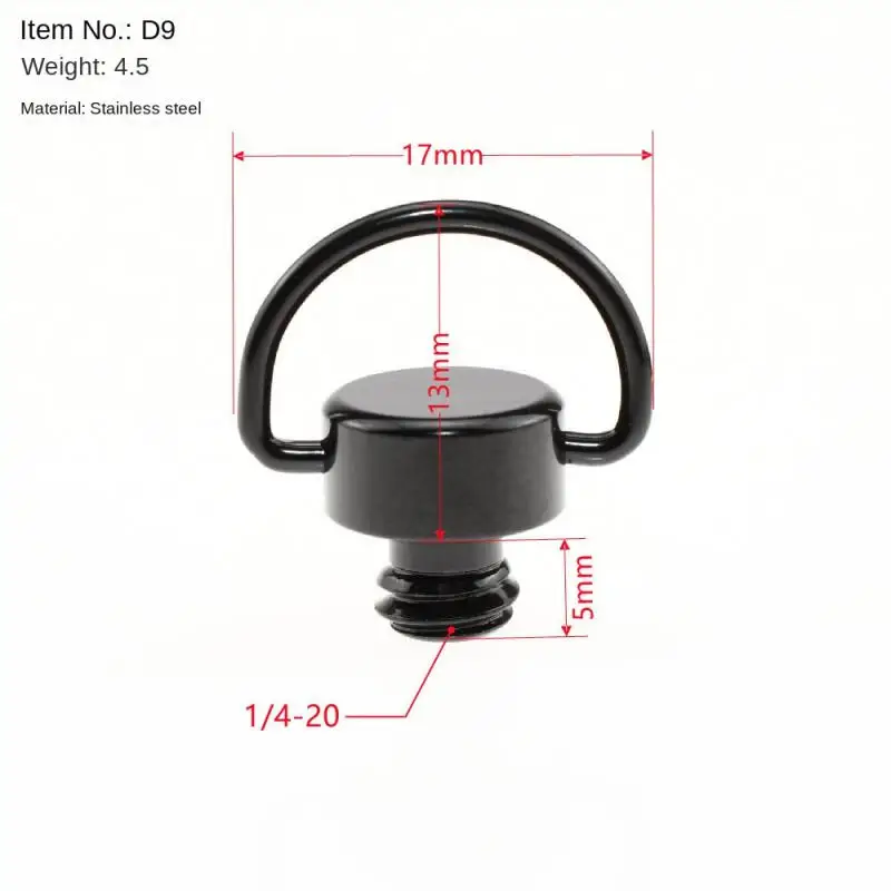 SmallRig D Eje D-ring Adaptador de tornillo de montaje de cámara Thead de 1/4 pulgadas para plataforma de cámara DSLR Placa de liberación rápida-838