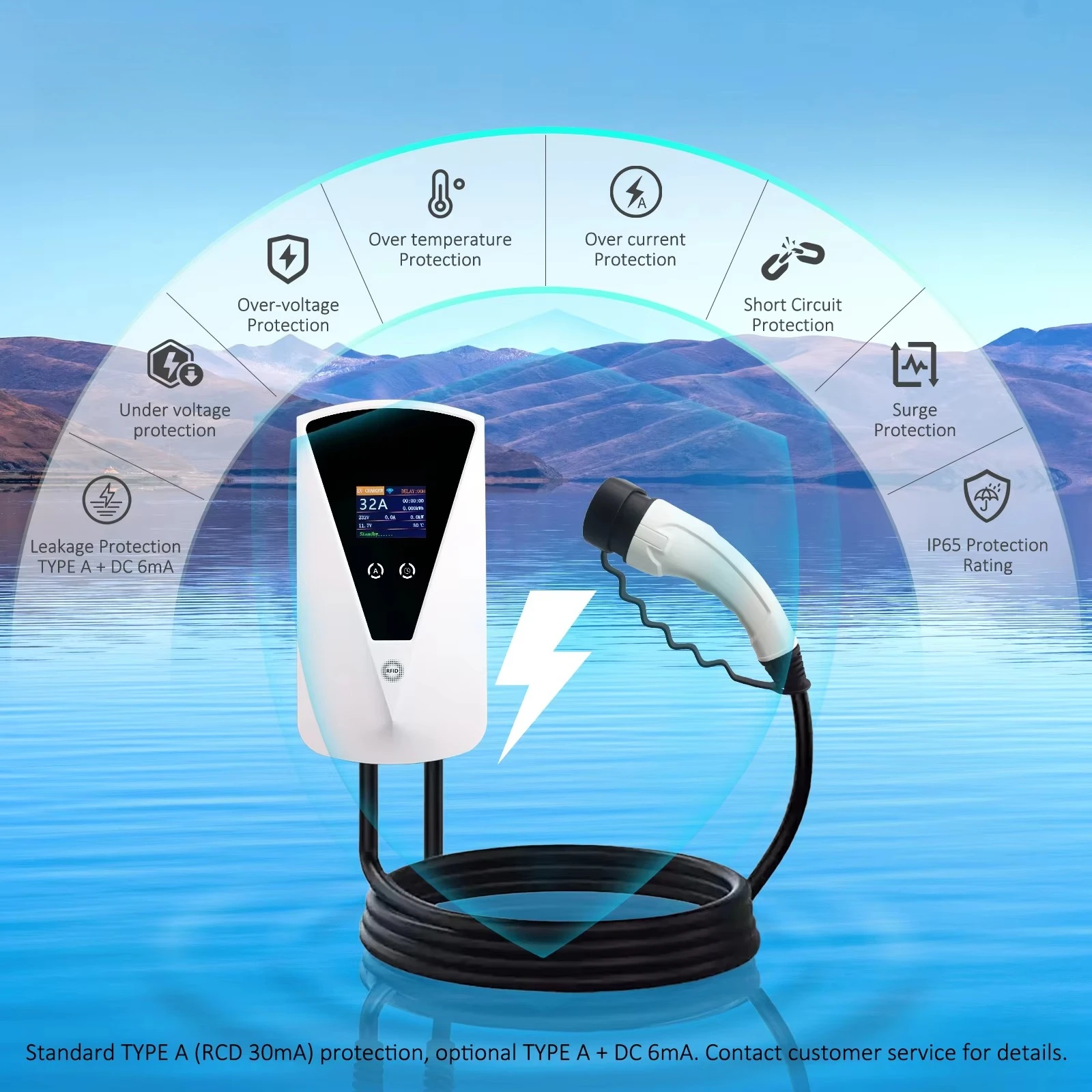 Зарядное устройство Wallbox дл – обзор и цена Ev Charger 7Kw Single Phase