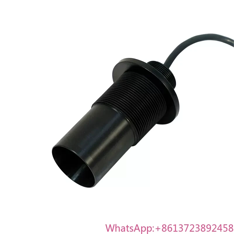 

100K Ultrasonic Open Channel Flowmeter Transducer With Small Emission Angle Measurement And Precise Ranging Sensor Probe