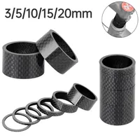 4/5pcs/set Bicycle Headset Washer Stem Spacer 3/5/10/15/20mm Carbon fiber Bike Washer Spacing Pad Ring Kit for 28.6mm Front Fork