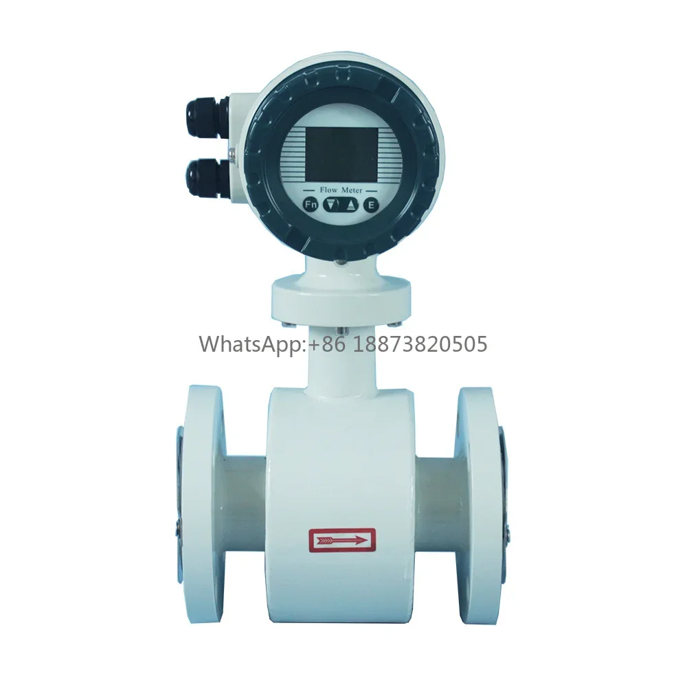 

Factory Custom High Quality Remote 0.5%R 1%R Flange Clamp Magnetic Water Liquid Electromagnetic Flowmeter