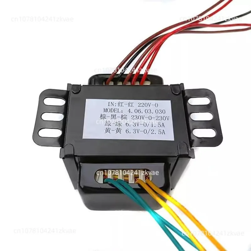 Suitable for tube EL84 6P14，8K 20W push-pull output transformer, no super linear tap. Frequency response: 25HZ -26KHZ.