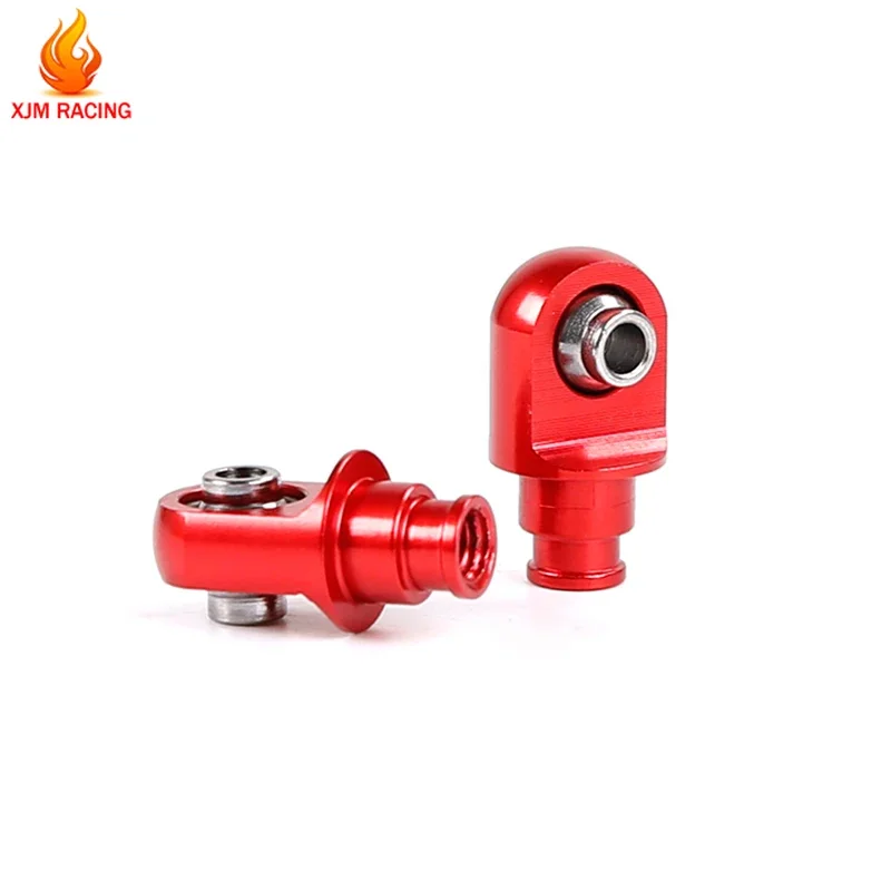 CNC Metal 8MM Amortyzator Pręt Głowica Kulowa Klamra Górny lub Dolny Zestaw do 1/5 HPI ROFUN BAHA ROVAN KM BAJA 5B 5T 5SC Rc Części samochodowe