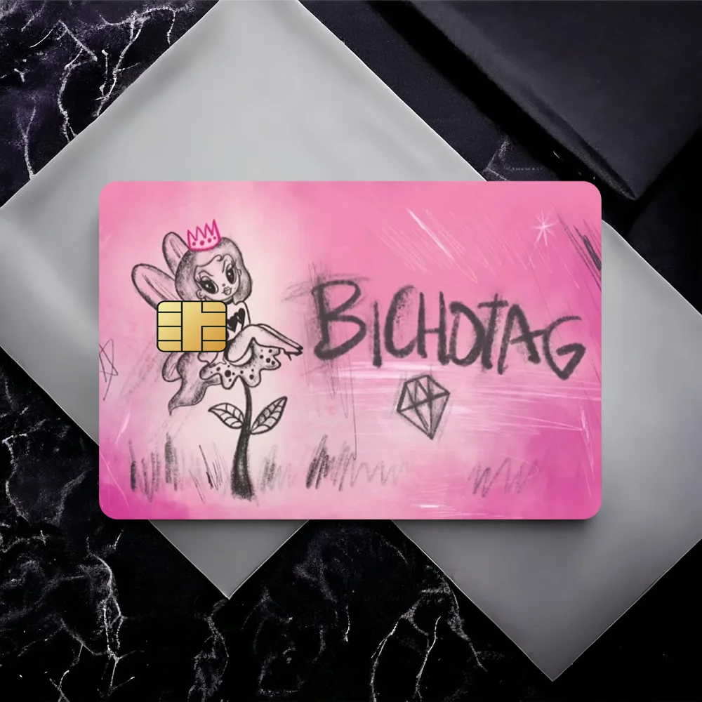 Singer K-Karol G Bank Credit Cards Bus Pass Stickers Cool Decoration Waterproof 4PCS Card