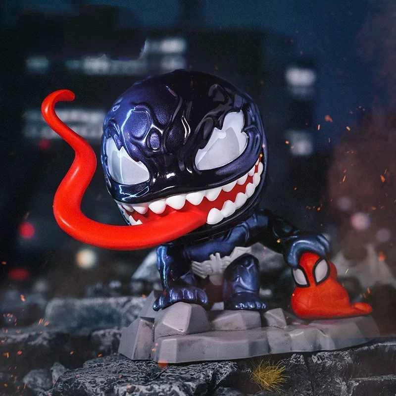 

Spider and Venom Series Blind Box Toys Mystery Box Mistery Caixa Action Figure Surpresa Cute Model Birthday Gift